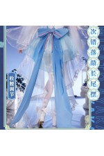 1/3 Delusion Genshin Impact Kamisato Ayaka White Dress Outfit Cosplay Costume